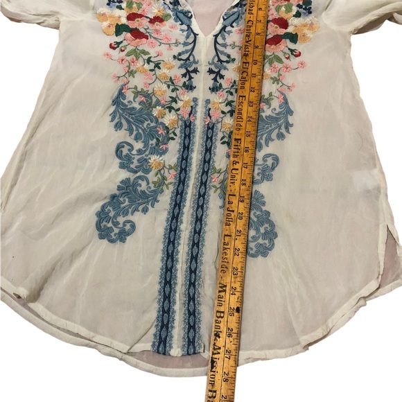 Floral Johnny Was Womens Blouse - Picture 12 of 12